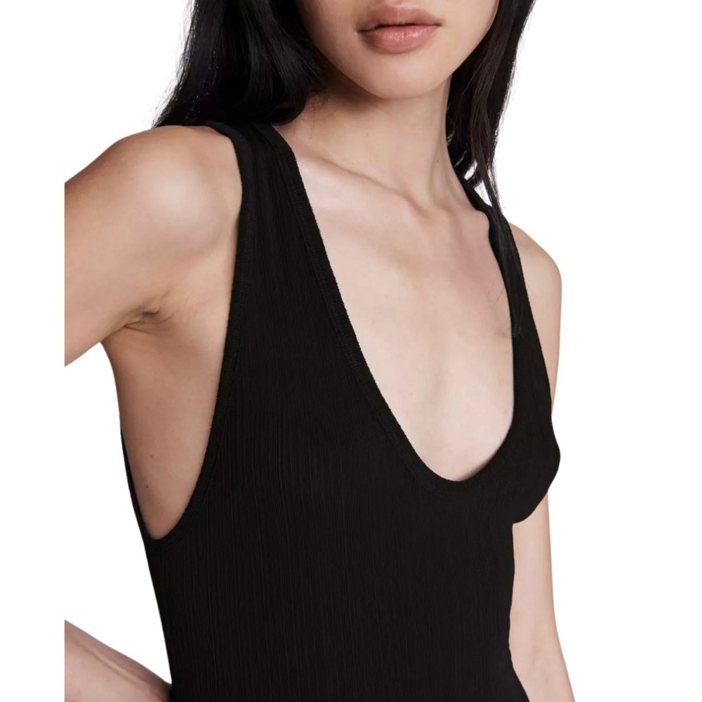 Rag & Bone Zoe Deep Vee Mini Dress